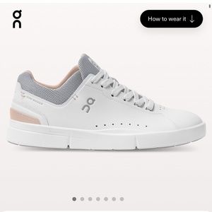 On Cloud The Roger Advantage - white/rose